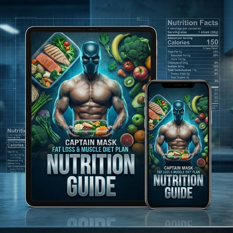 Captain Mask Fat Loss & Muscle Diet Plan – Nutrition Guide (PDF)